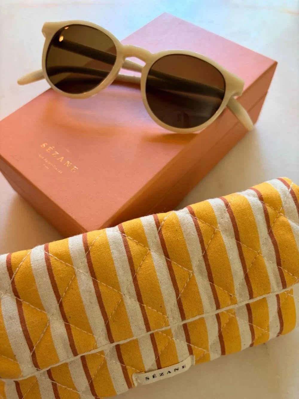 Sézane Wayfarer Tinted Sunglasses